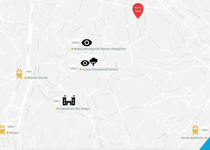 דירה Trendy Flat, In Picturesque Graca ליסבון